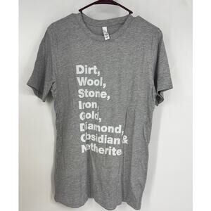 Minecraft Block Names Gray T-Shirt Premium T-Shirt Medium